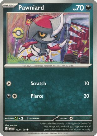 SV01: Scarlet & Violet Base Set Pawniard #132