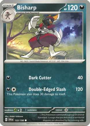 SV01: Scarlet & Violet Base Set Bisharp #133