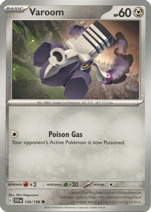 SV01: Scarlet & Violet Base Set Varoom #140