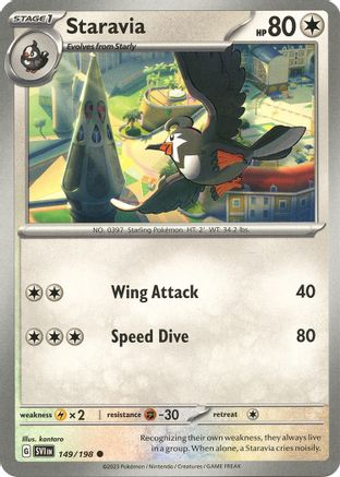 SV01: Scarlet & Violet Base Set Staravia #149
