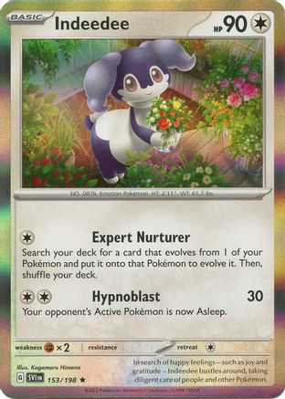 SV01: Scarlet & Violet Base Set Indeedee #153
