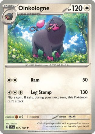 SV01: Scarlet & Violet Base Set Oinkologne #157
