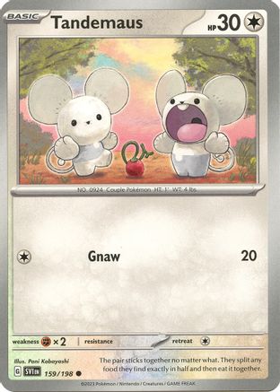 SV01: Scarlet & Violet Base Set Tandemaus #159