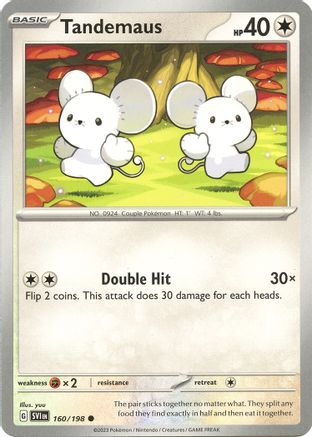 SV01: Scarlet & Violet Base Set Tandemaus #160