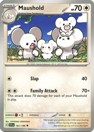 SV01: Scarlet & Violet Base Set Maushold #161