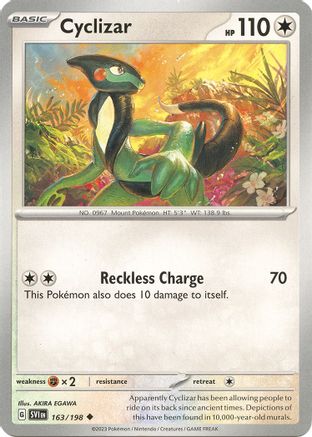 SV01: Scarlet & Violet Base Set Cyclizar #163