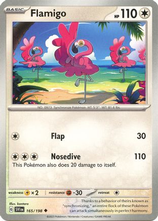 SV01: Scarlet & Violet Base Set Flamigo #165