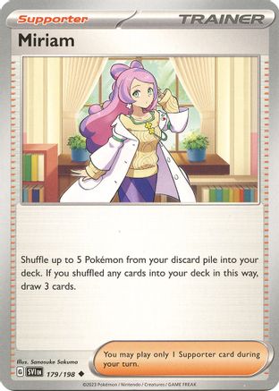 SV01: Scarlet & Violet Base Set Miriam #179