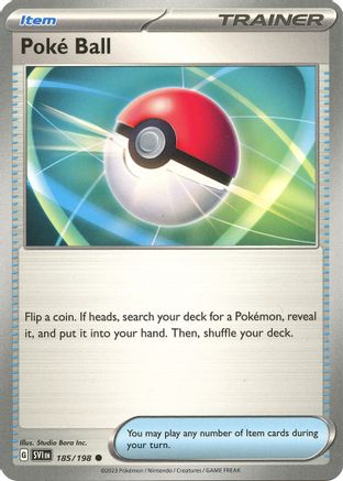 SV01: Scarlet & Violet Base Set Poke Ball #185