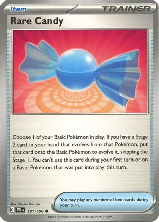 SV01: Scarlet & Violet Base Set Rare Candy #191