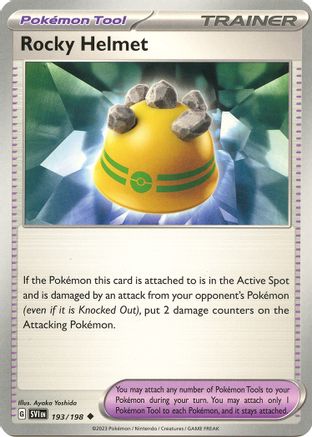 SV01: Scarlet & Violet Base Set Rocky Helmet #193