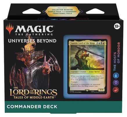 The Lord of the Rings Tales of Middle earth Commander Deck The Hosts of Mordor
