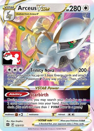 Prize Pack Series Cards Arceus VSTAR #123