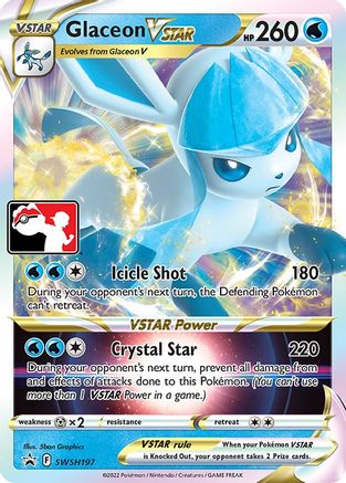 Prize Pack Series Cards Glaceon VSTAR #SWSH197