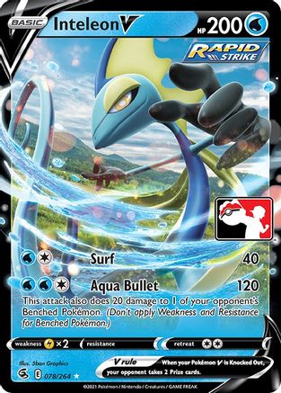 Prize Pack Series Cards Inteleon V #078