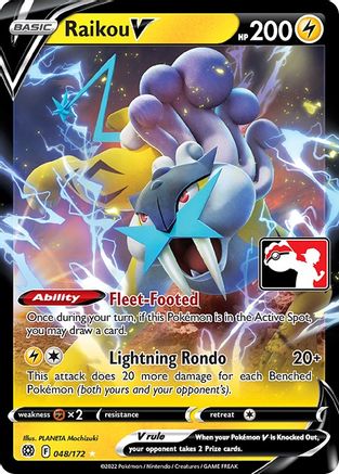 Prize Pack Series Cards Raikou V #048