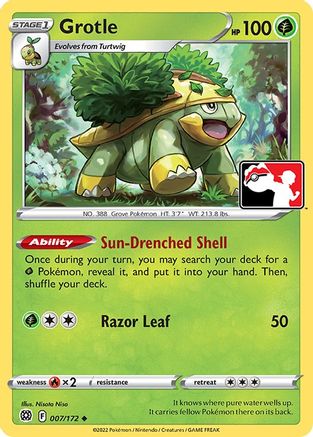 Prize Pack Series Cards Grotle #007