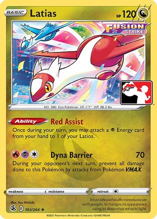 Prize Pack Series Cards Latias #193