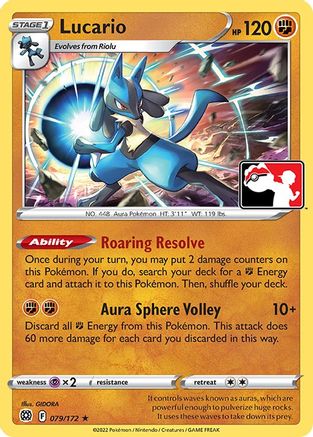 Prize Pack Series Cards Lucario #079
