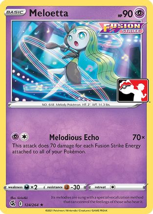 Prize Pack Series Cards Meloetta #124