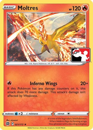 Prize Pack Series Cards Moltres #021