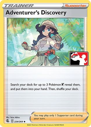 Prize Pack Series Cards Adventurer's Discovery #224