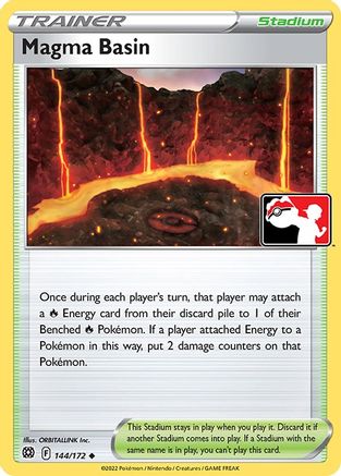 Prize Pack Series Cards Magma Basin #144