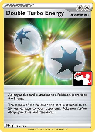 Prize Pack Series Cards Double Turbo Energy #151