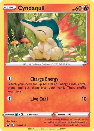 SWSH: Sword & Shield Promo Cards Cyndaquil - SWSH221 (Cosmos Holo) #SWSH221