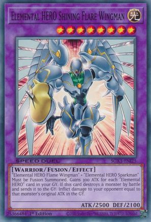 Elemental HERO Shining Flare Wingman - Speed Duel GX: Duelists of ...