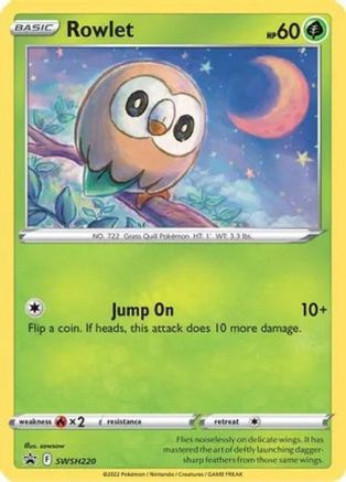 Miscellaneous Cards & Products Rowlet - SWSH220 (Cosmos Holo) #SWSH220