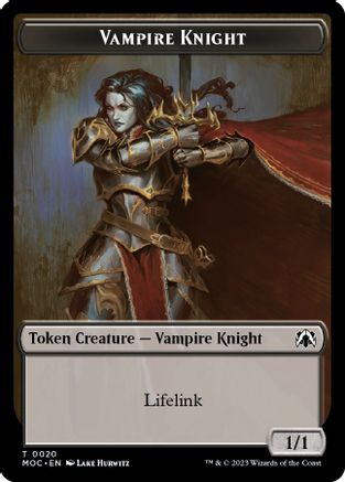 Vampire Knight // Soldier Double-sided Token