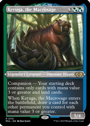 Keruga, the Macrosage (Foil Etched) - March of the Machine: Multiverse ...