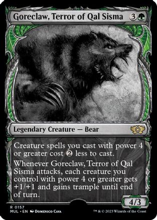 Goreclaw, Terror of Qal Sisma (Halo Foil)