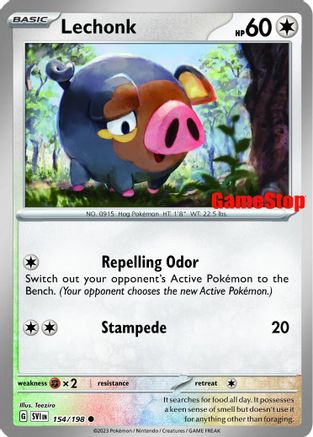 Miscellaneous Cards & Products Lechonk - 154/198 (GameStop Promo) #154