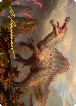 Etali, Primal Conqueror Art Card (Gold-Stamped Signature)