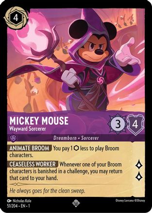 Mickey Mouse - Wayward Sorcerer - The First Chapter - Disney Lorcana