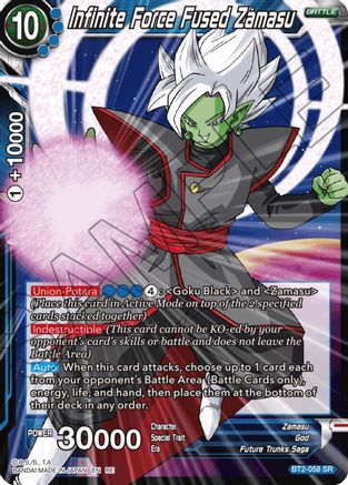 Infinite Force Fused Zamasu (reprint) - Expansion Deck Box Set 22 