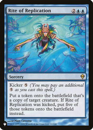 Rite of Replication - The List Reprints - Magic: The Gathering