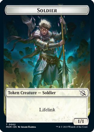 Soldier // Knight Double-Sided Token