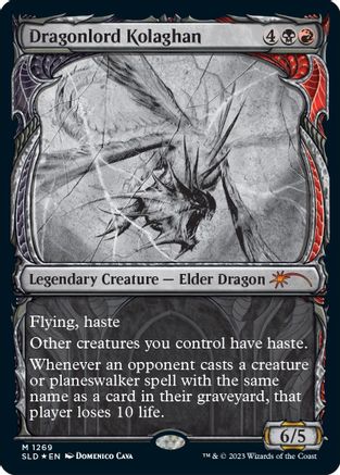 Dragonlord Kolaghan (Halo Foil)