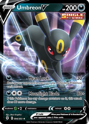 Deck Exclusives Umbreon V - 094/203 (Non-Holo) #094