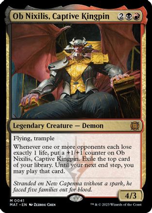 Ob Nixilis, Captive Kingpin