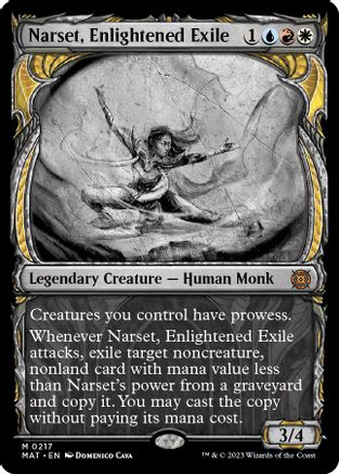 Narset, Enlightened Exile (Halo Foil)