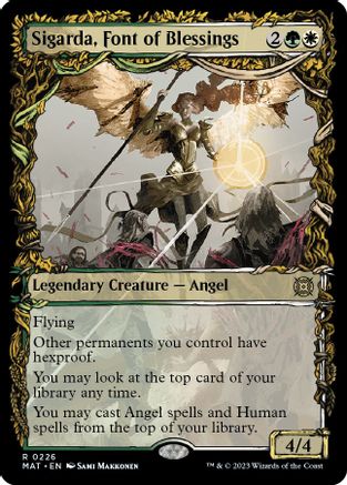 Sigarda, Font of Blessings (Halo Foil)