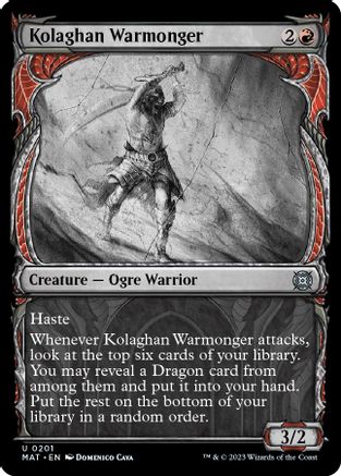Kolaghan Warmonger (Halo Foil)