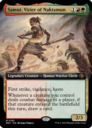 Samut, Vizier of Naktamun (Extended Art)