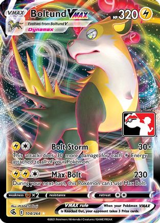 Prize Pack Series Cards Boltund VMAX #104
