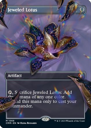 Jeweled Lotus (Textured Foil)
