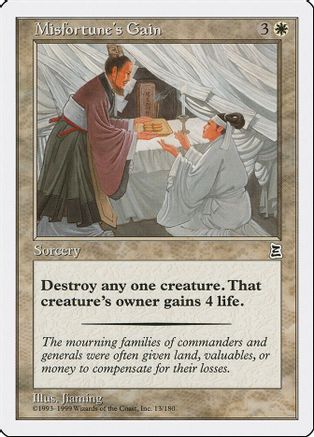 Misfortune's Gain